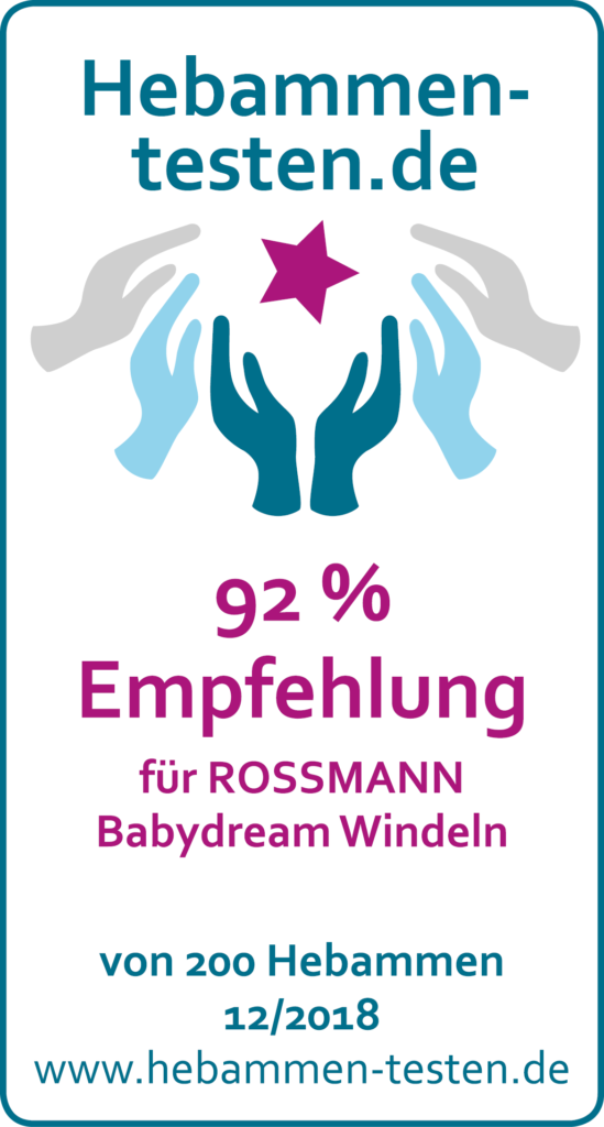 rossmann babydream_windeln_hebammen-testen_siegel